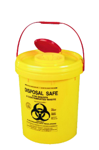 FASTAID SHARPS CONTAINER PLASTIC 23L YELLOW